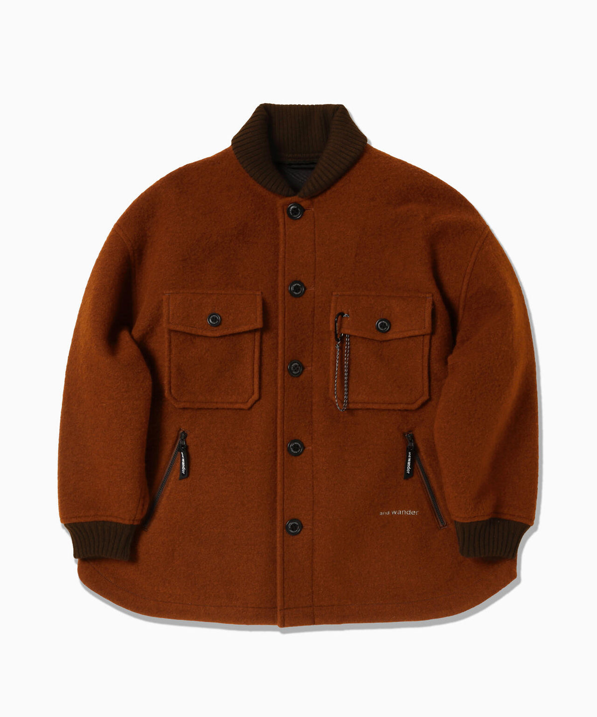 wool shaggy jacket long