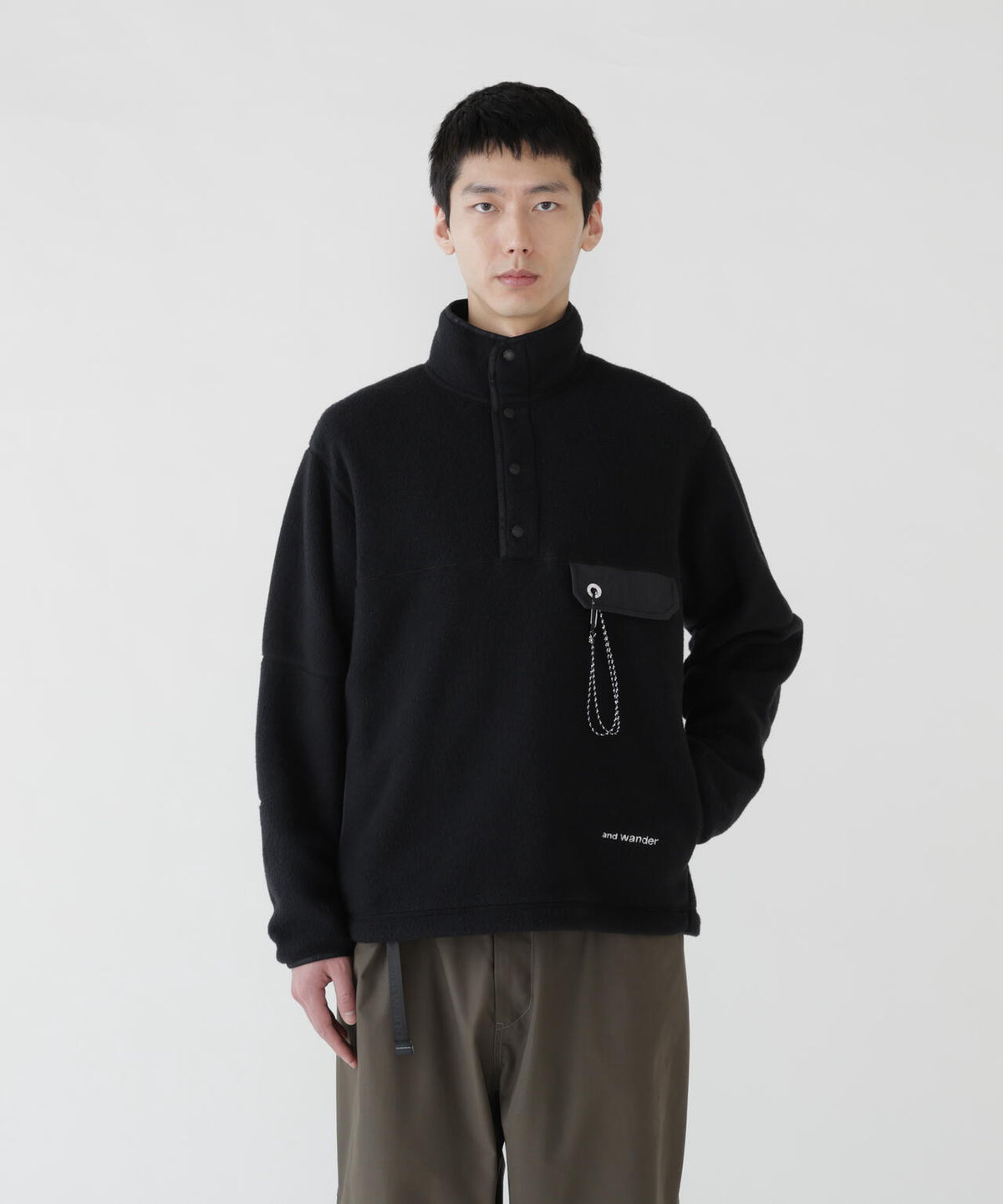 wool fleece pullover | ウール フリース プルオーバー