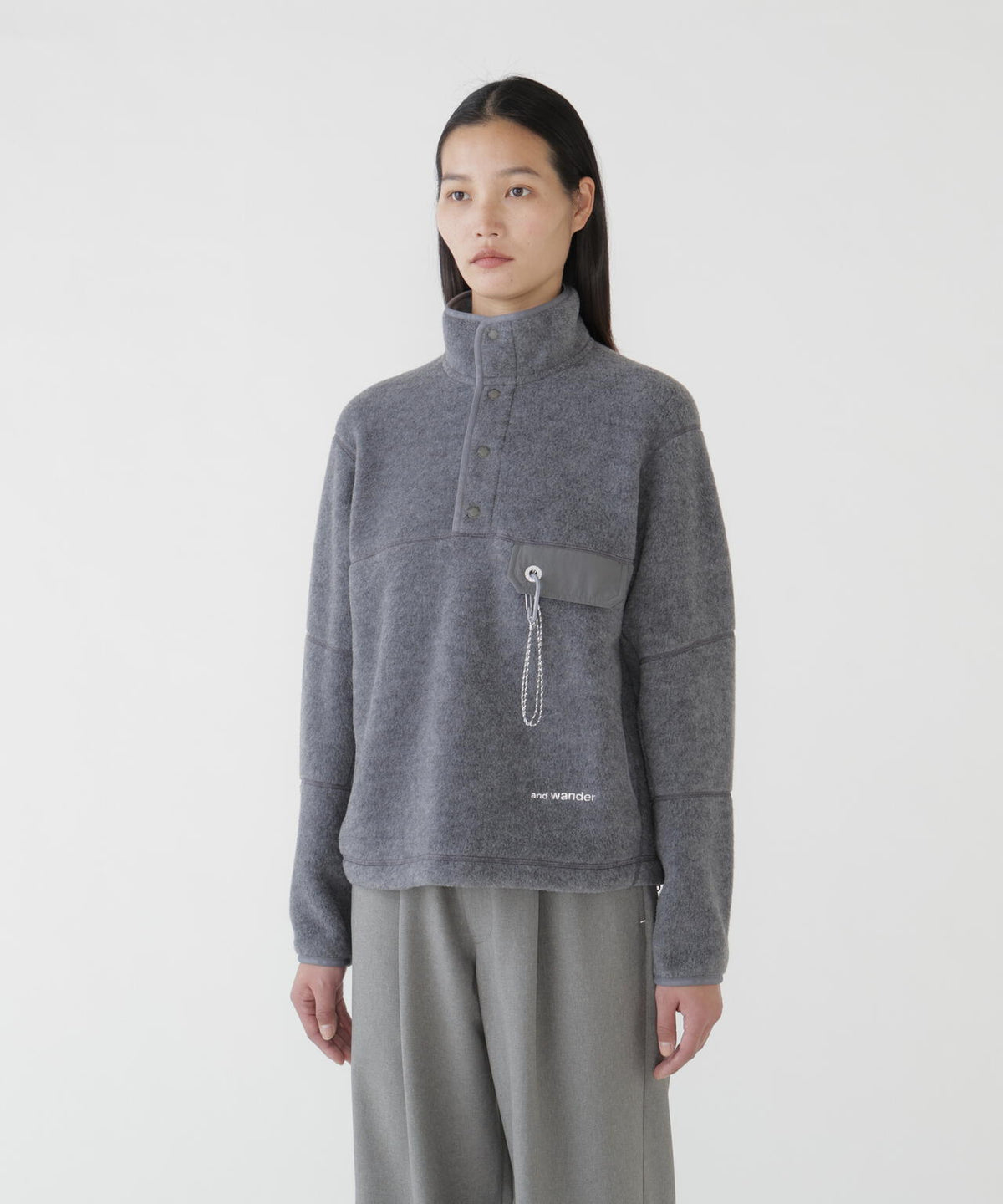 wool fleece pullover | ウール フリース プルオーバー