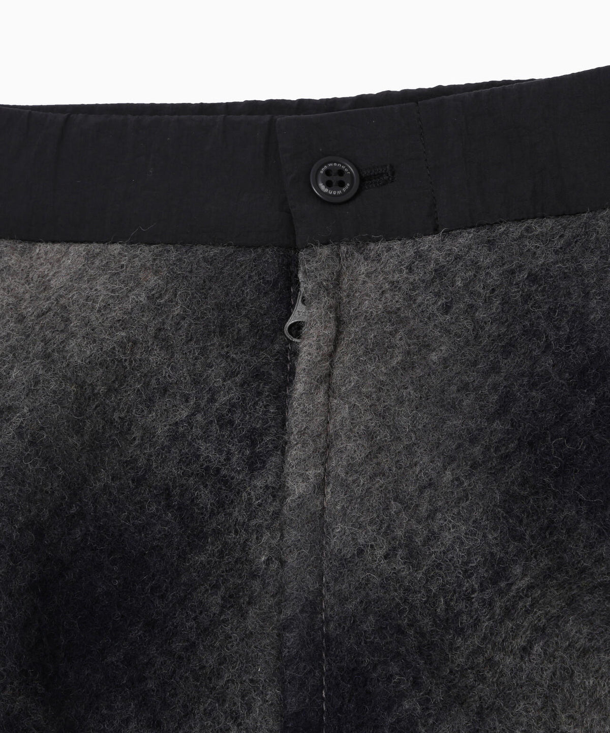 wool shaggy check skirt (W) | ウール シャギー チェック スカート