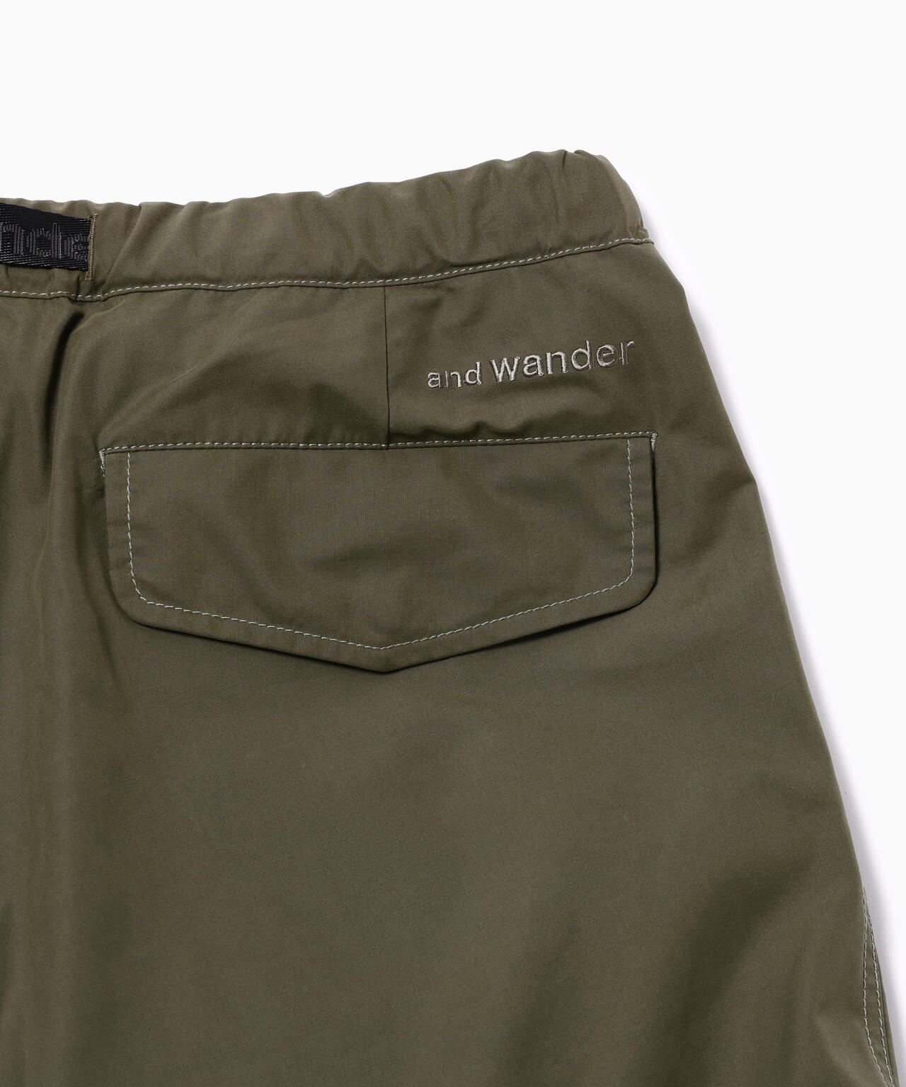 high count cloth side zip hem pants