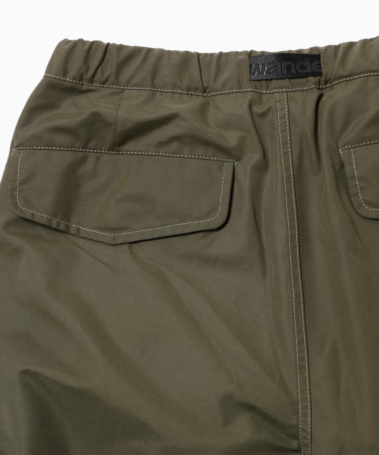high count cloth side zip hem pants