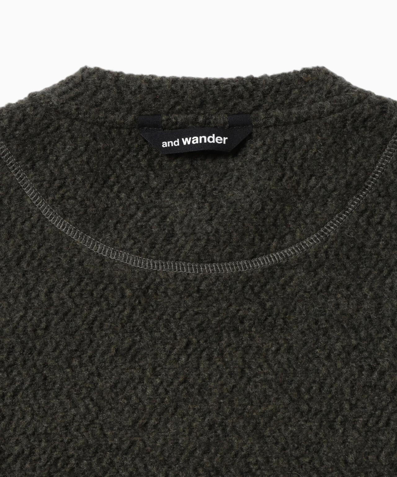 re wool JQ crew neck