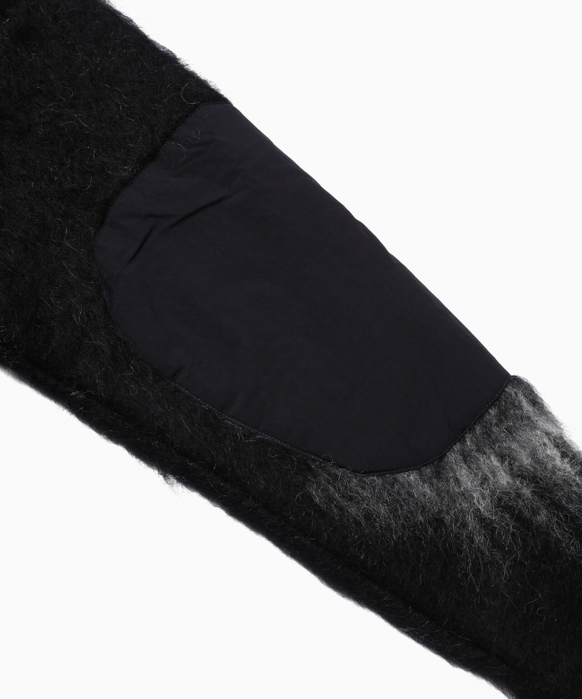 jacquard shaggy knit f/z hoodie | ジャカード シャギー ニット フルジップ フーディー