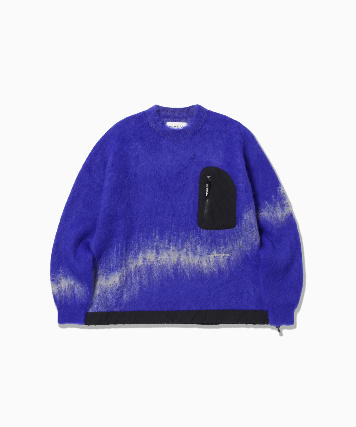 jacquard shaggy knit crew neck | ジャカード シャギー クルーネック ニット