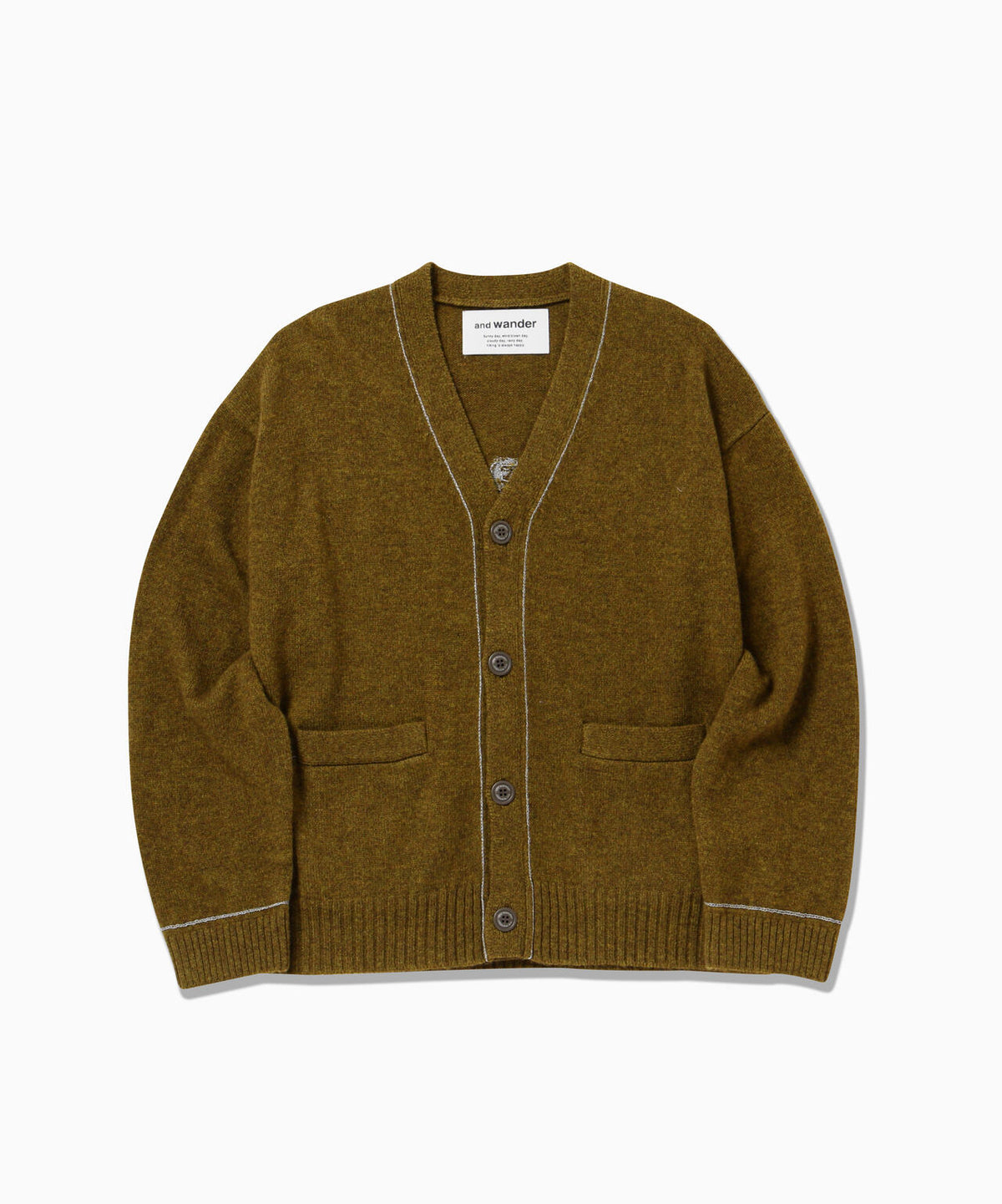 yak wool knit cardigan | ヤク ウール ニット カーディガン