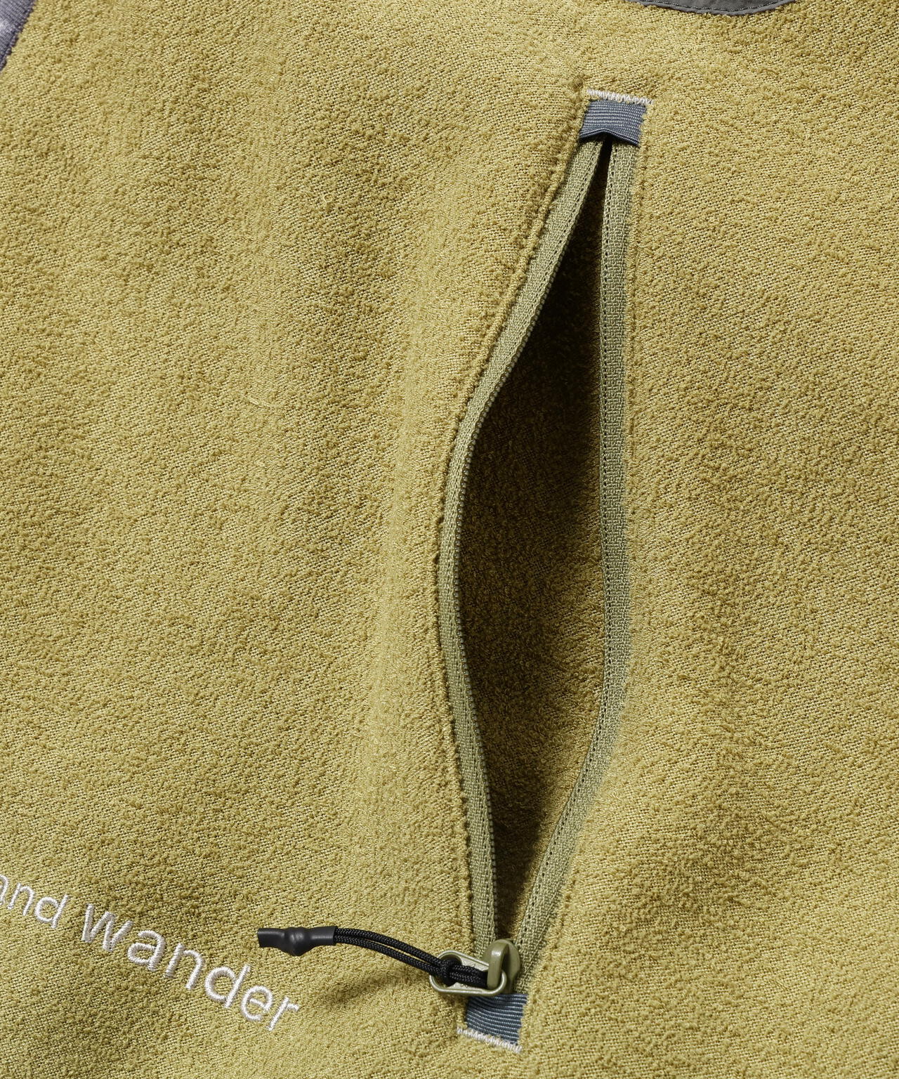 PE warm pile stand zip