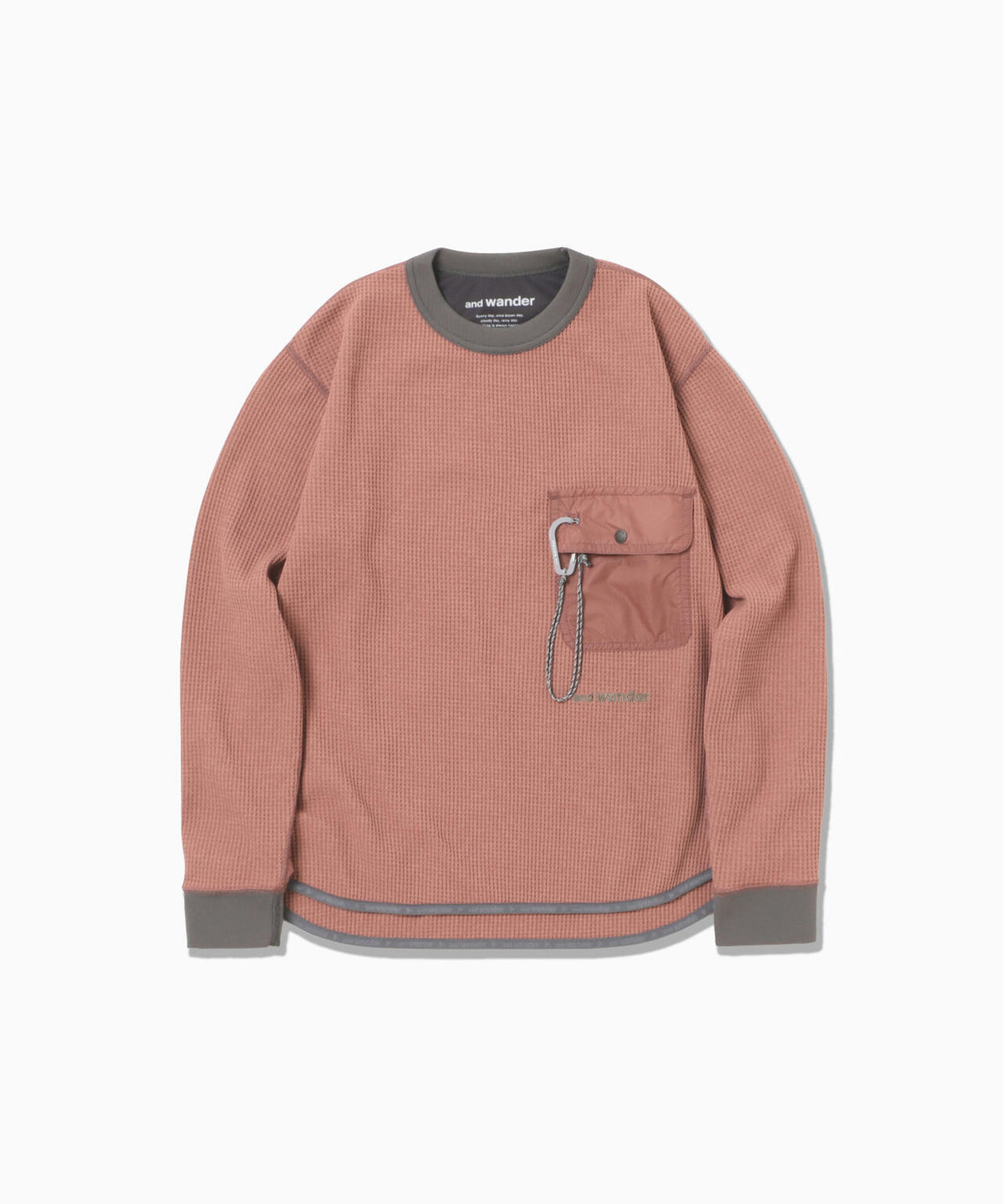 PE waffle LS T | ワッフル ロングスリーブTシャツ