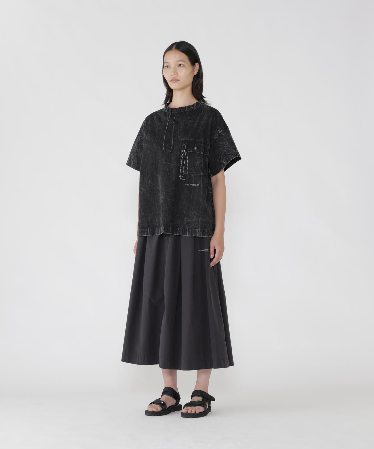 oversized cargo skirt (W)