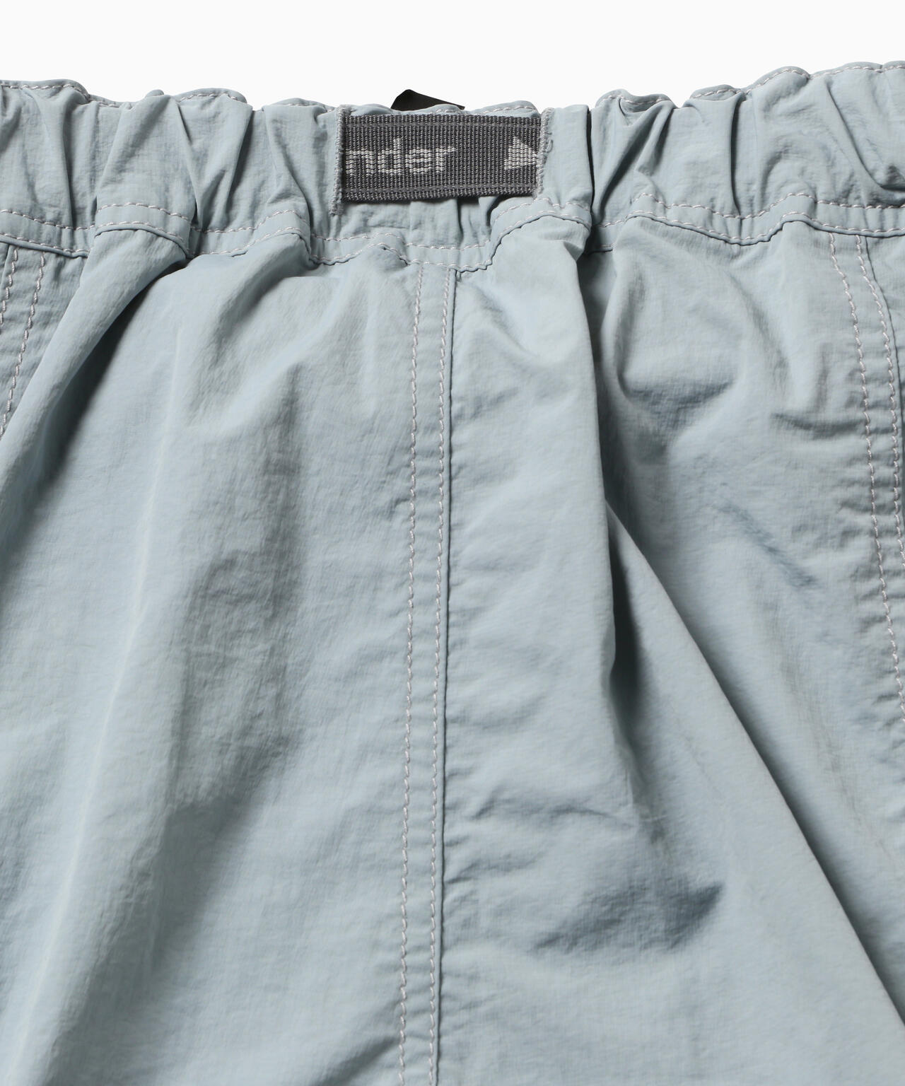 crinkled nylon pants