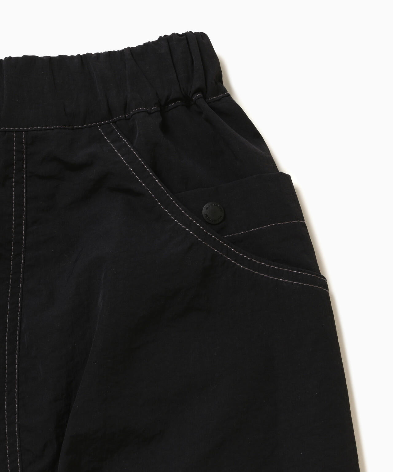 crinkled nylon skirt (W)
