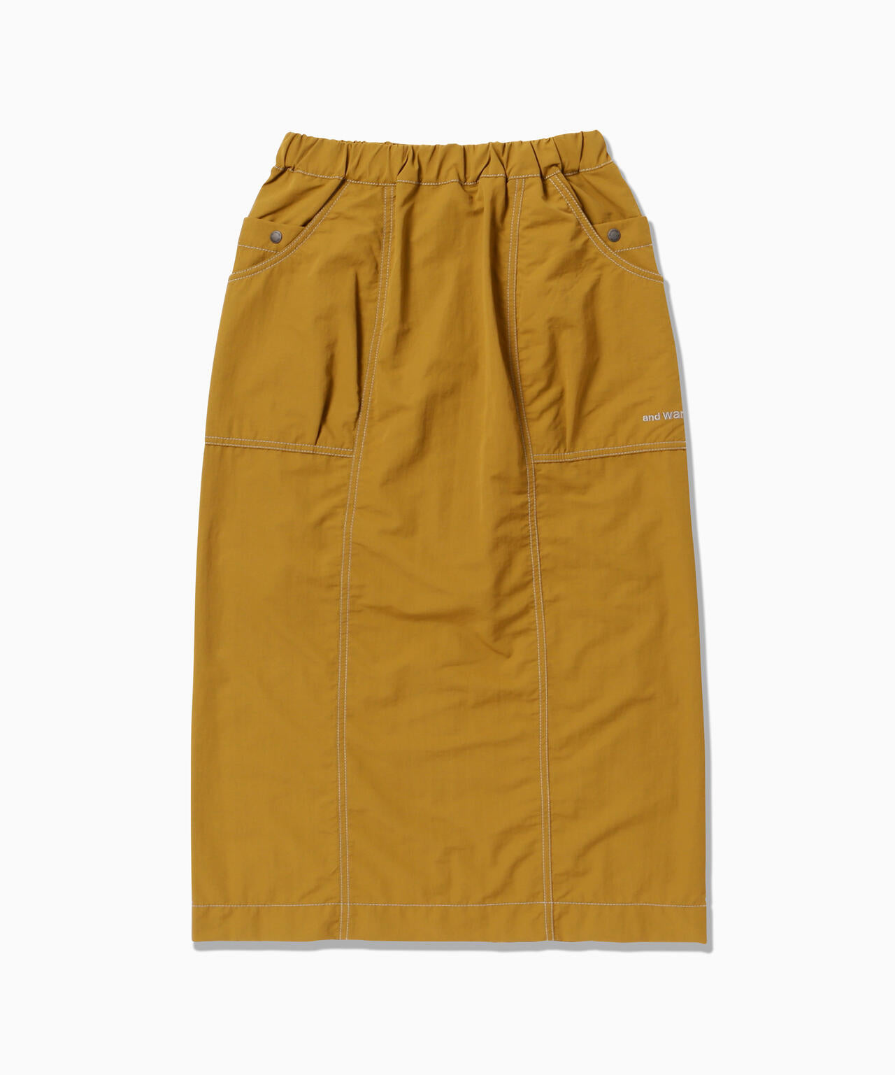 crinkled nylon skirt (W)