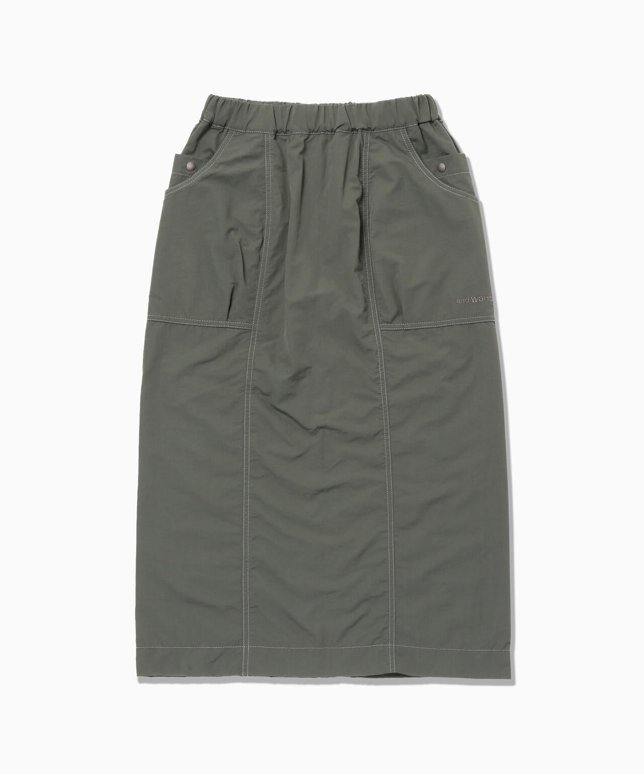 crinkled nylon skirt (W)