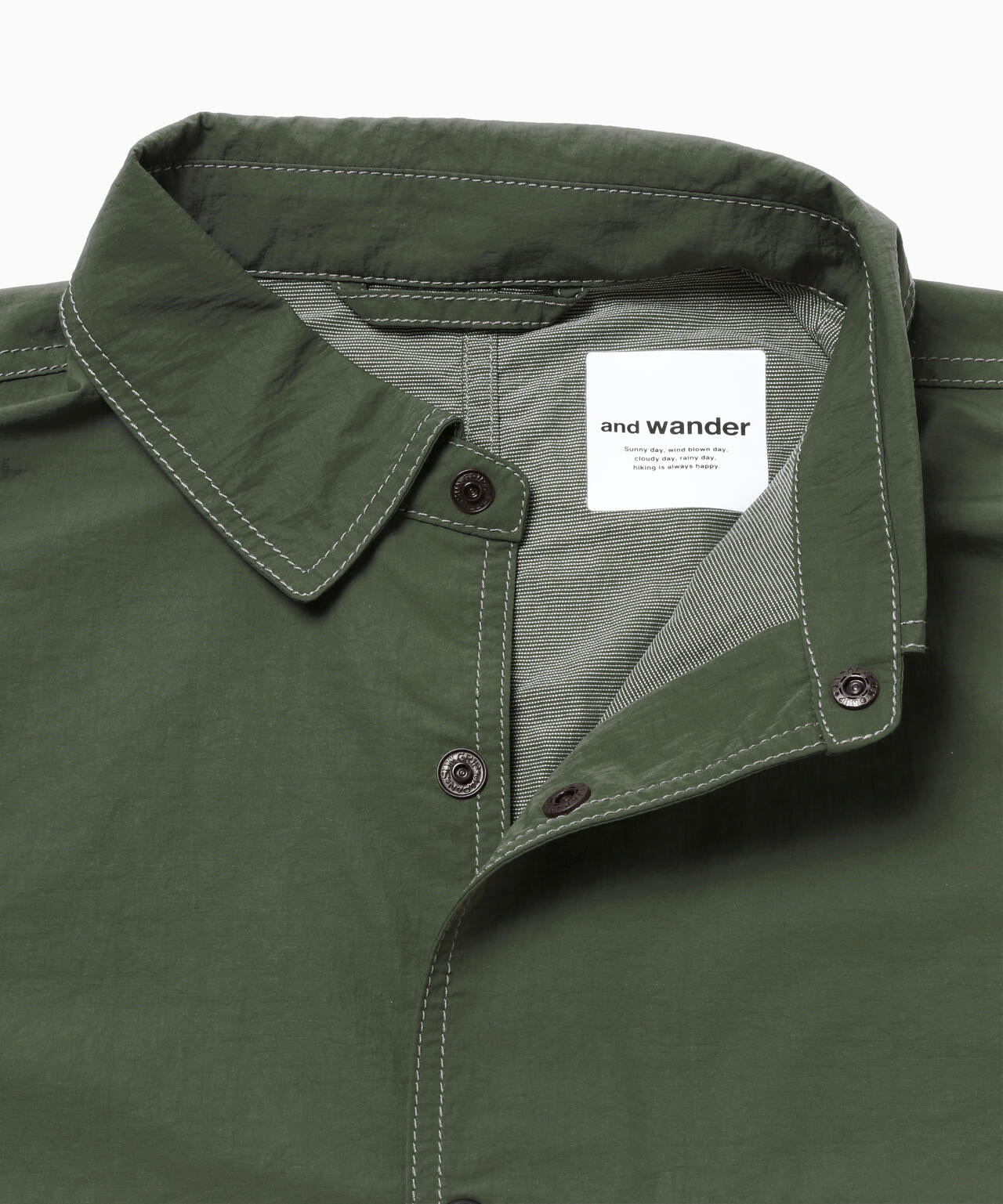 crinkled nylon shrits jacket
