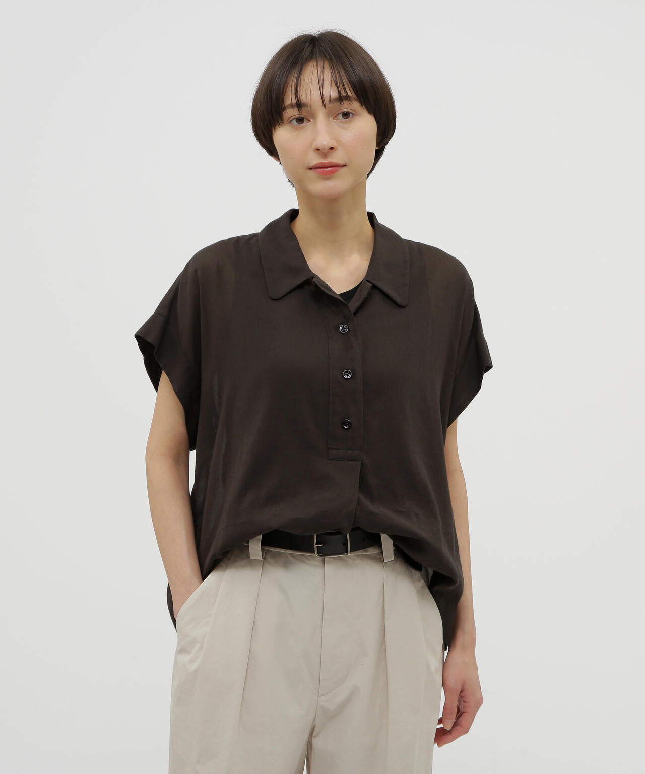 COTTON CHIFFON SHIRT