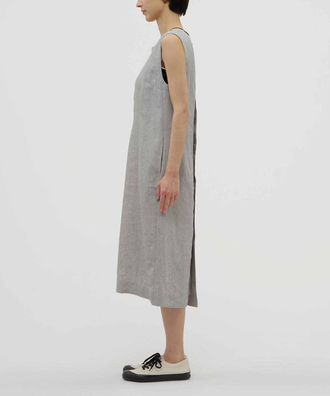 YARN DYED LINEN DRESS
