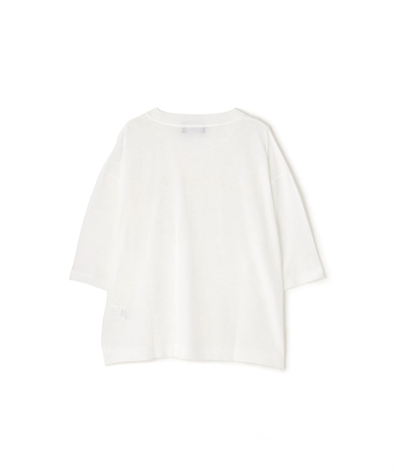 SHEER COTTON JERSEY TOP