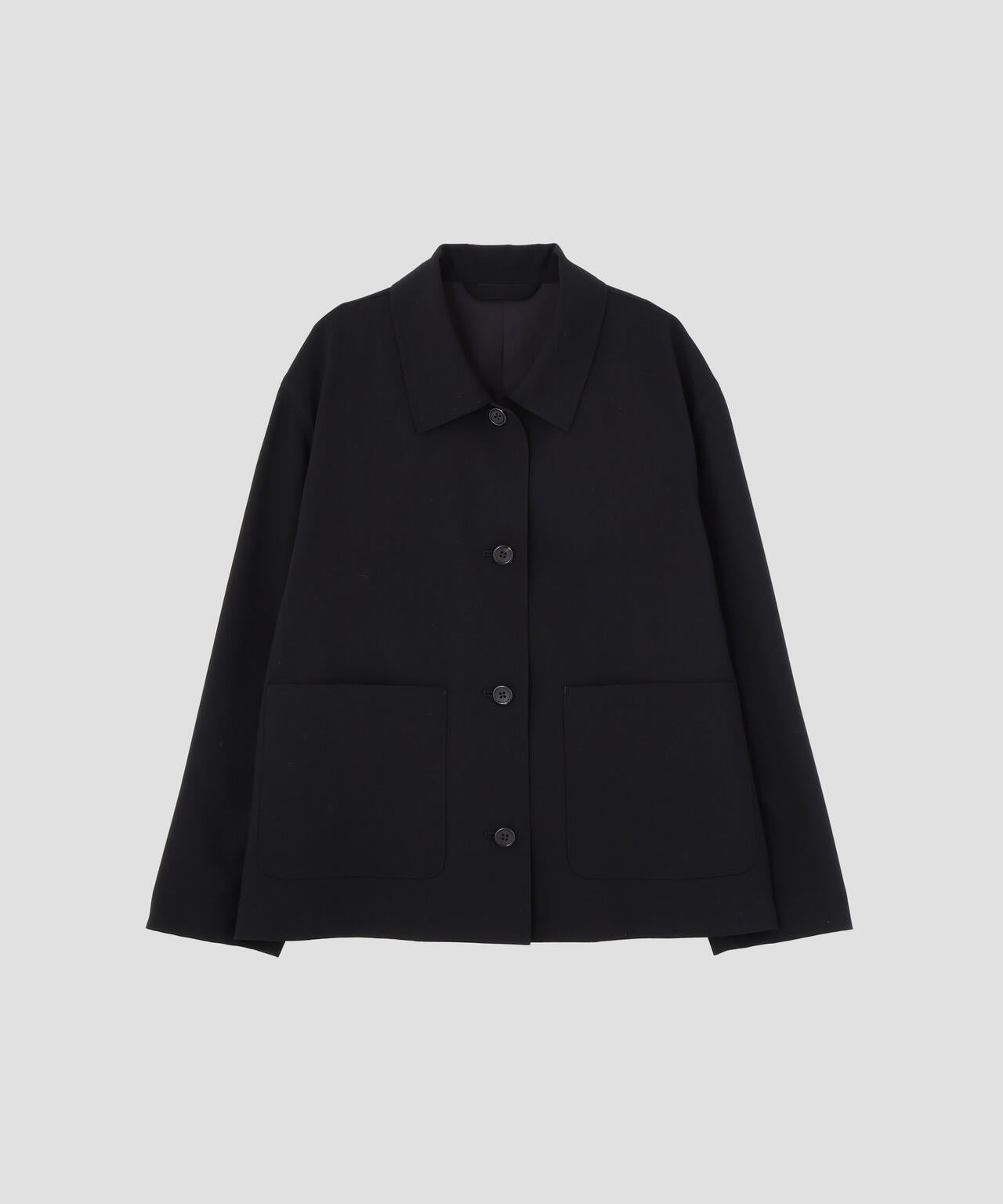 FINE WOOL POPLIN JACKET