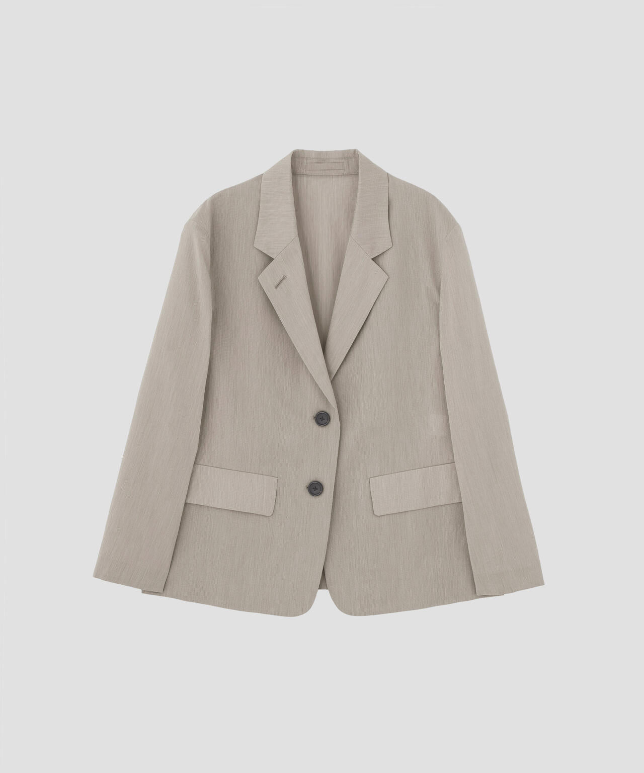 FINE STRIPE COTTON SILK JACKET