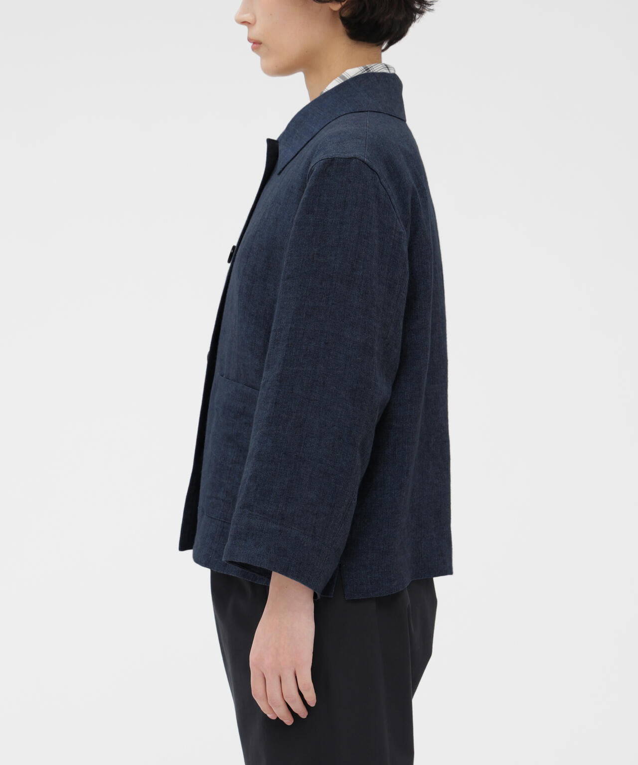 FADED LINEN BLOUSON