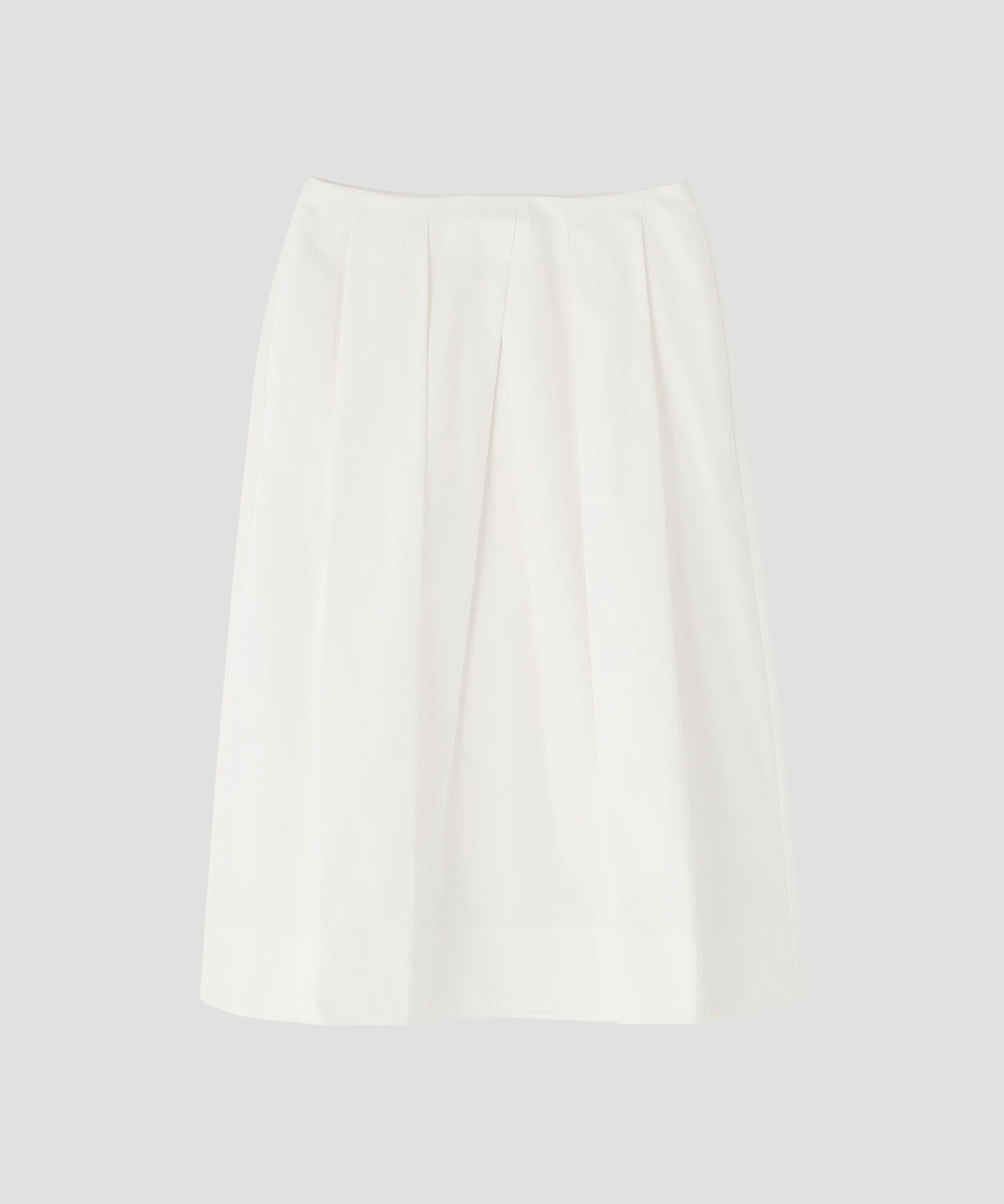 SOFT BRUSHED COTTON TWILL SKIRT