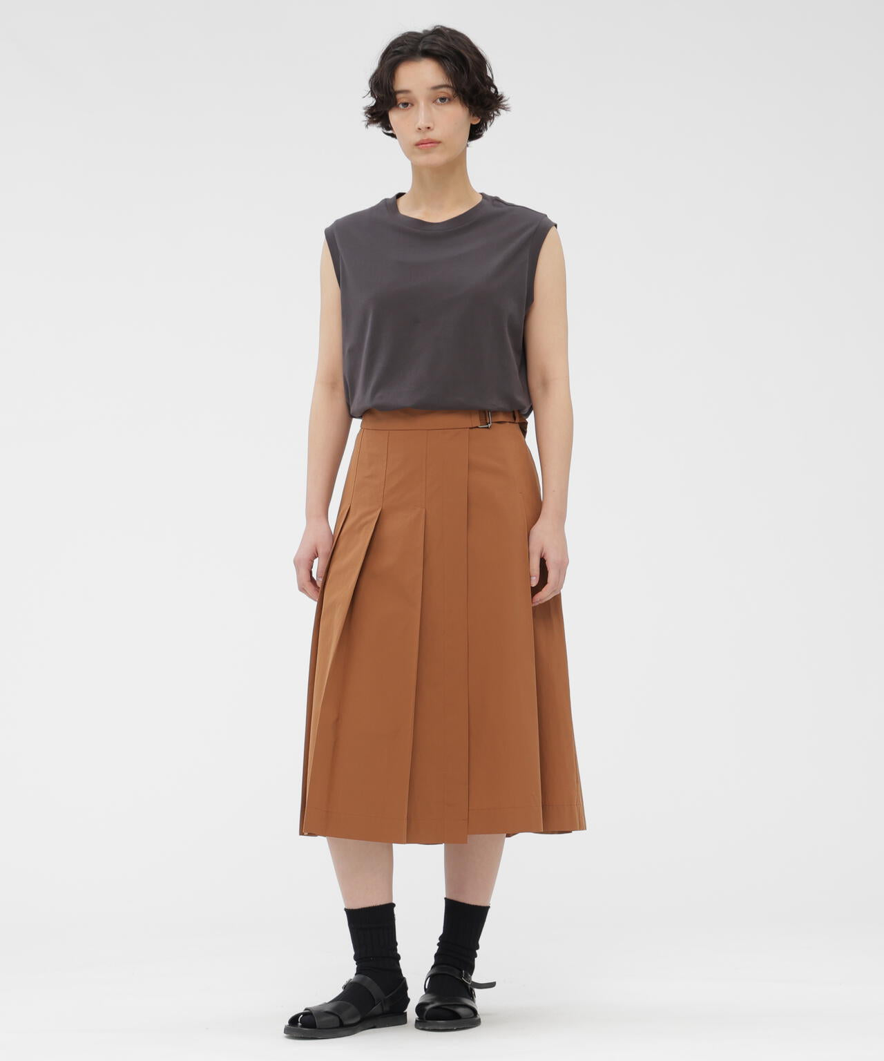 LIGHT COTTON POPLIN SKIRT