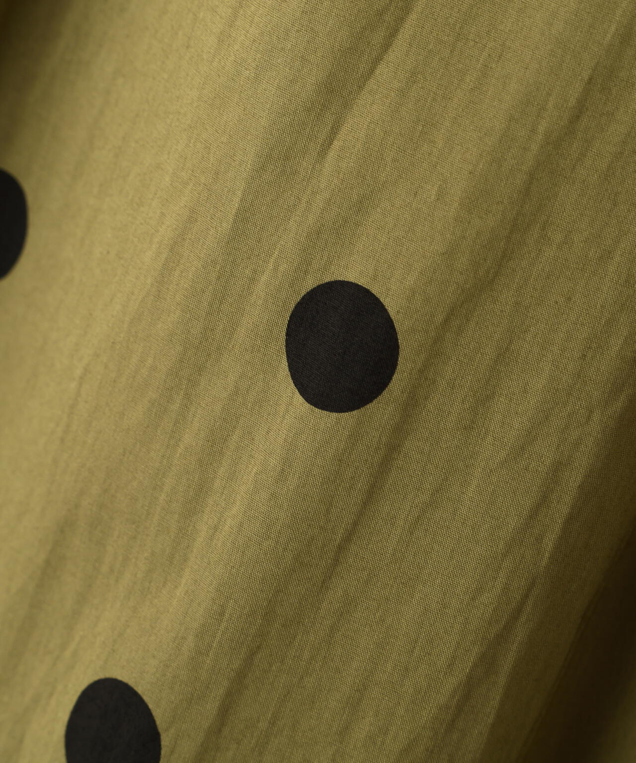 POLKA DOT COTTON POPLIN SKIRT