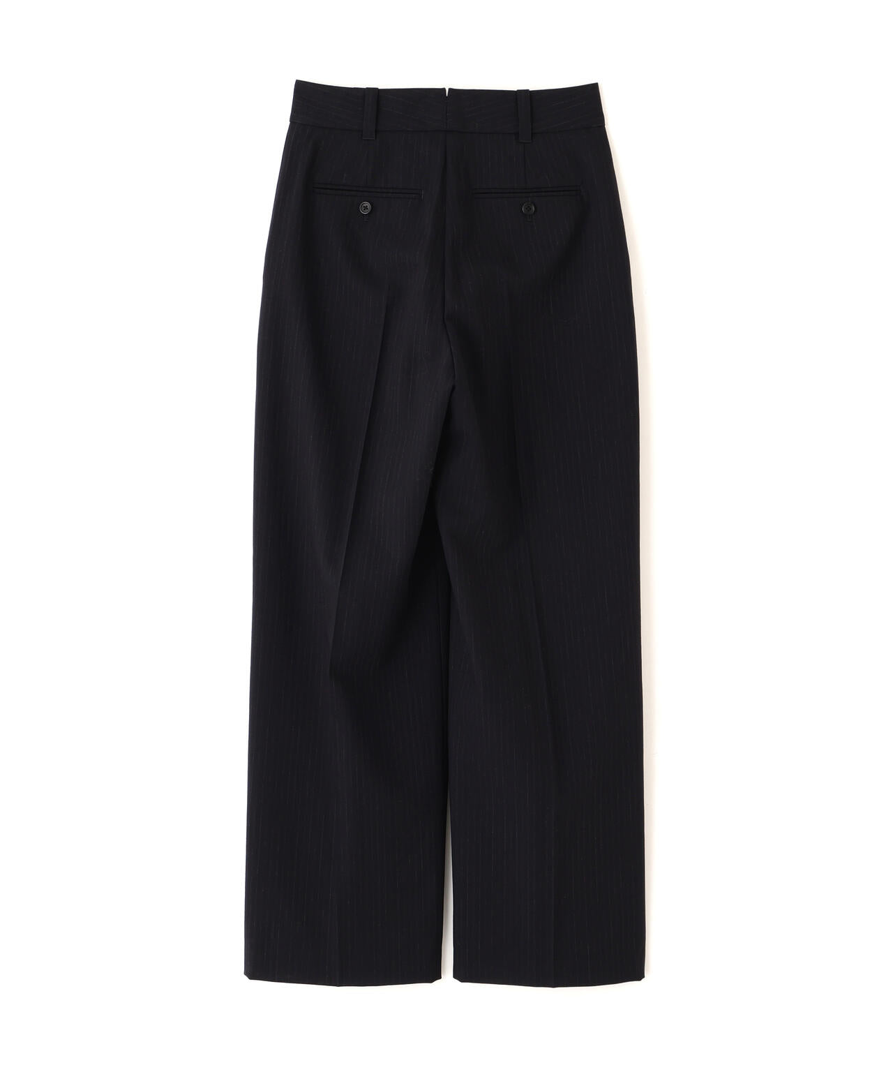 SUBTLE STRIPE WOOL TROUSERS