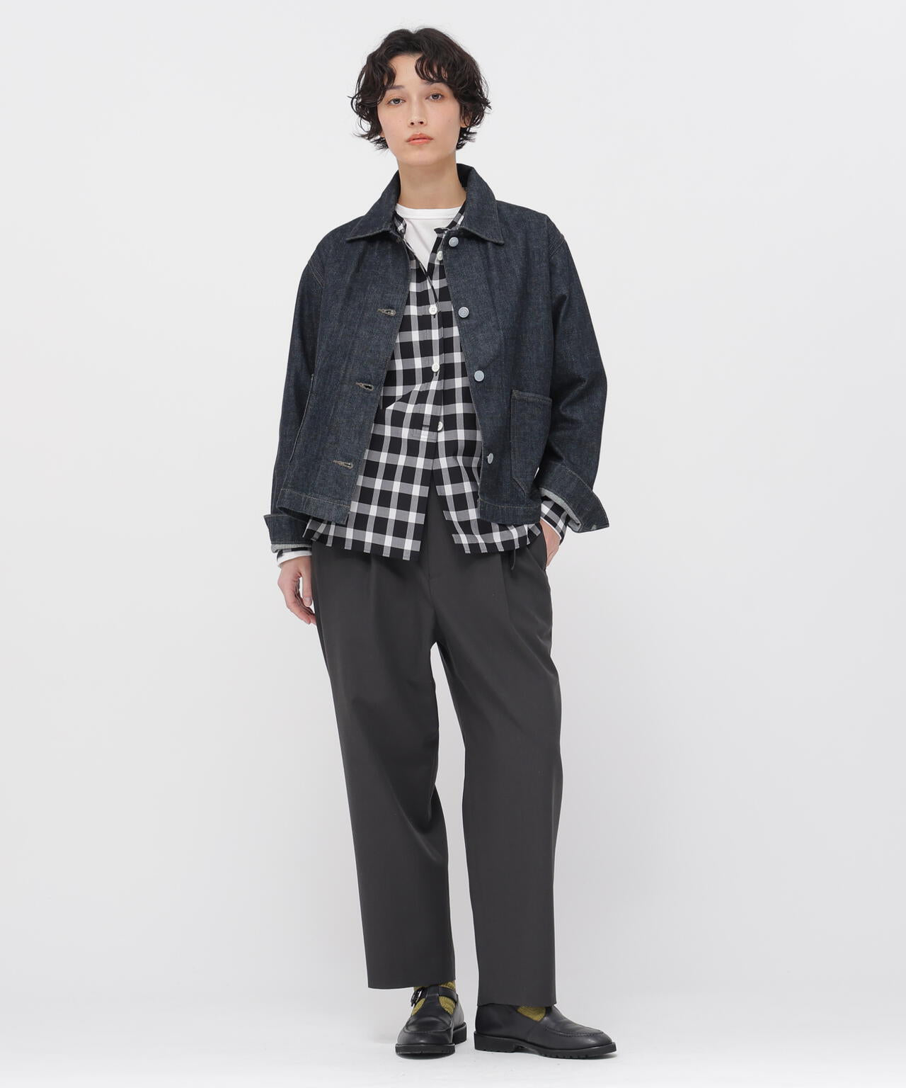 TWISTED WOOL TROUSERS