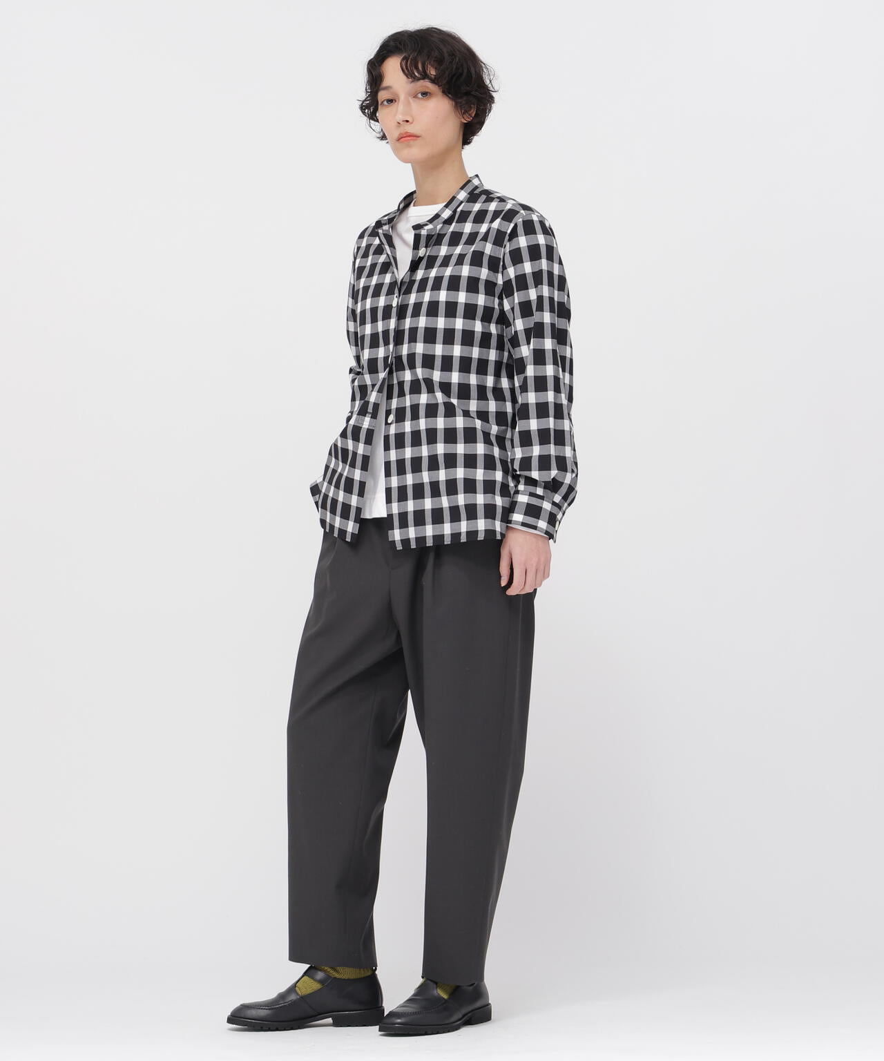 TWISTED WOOL TROUSERS