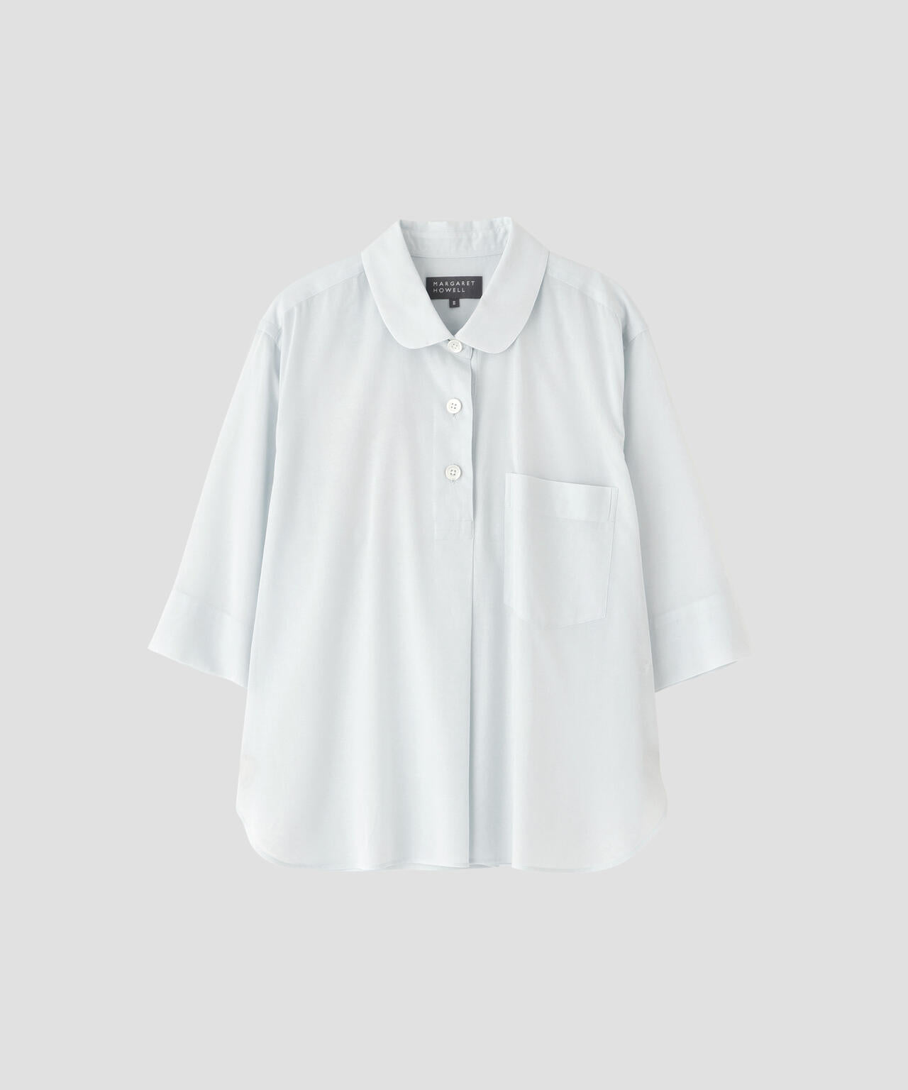 HIGH TWISTED COTTON VOILE SHIRT
