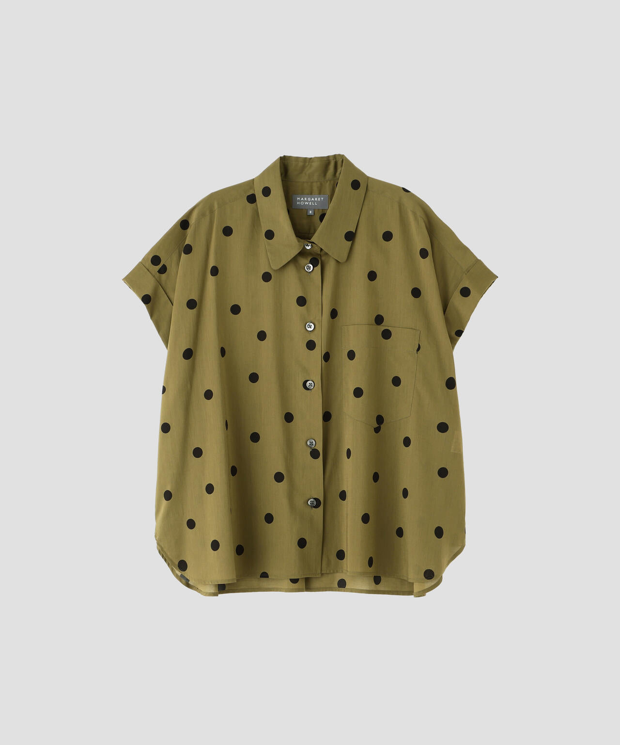 POLKA DOT COTTON POPLIN SHIRT