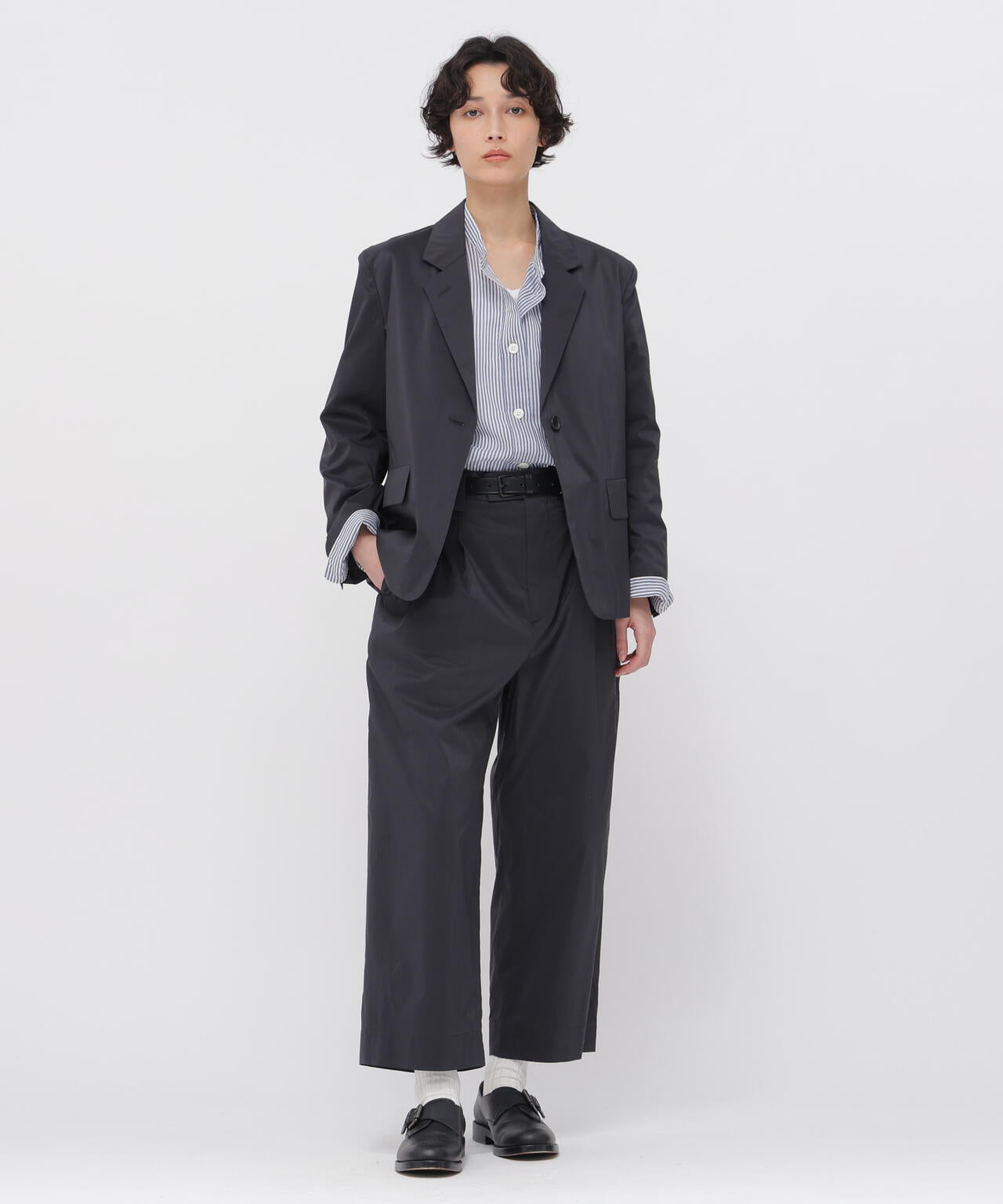 COTTON SILK STRIPE SHIRT