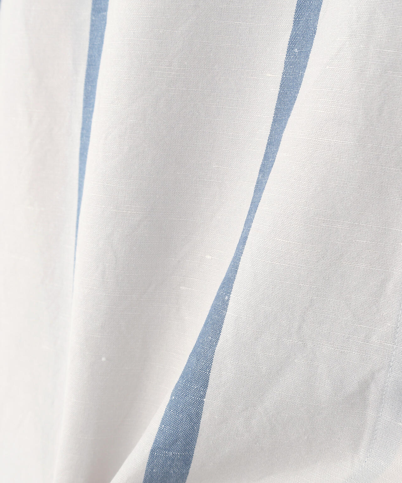 BOLD STRIPE COTTON LINEN SHIRT