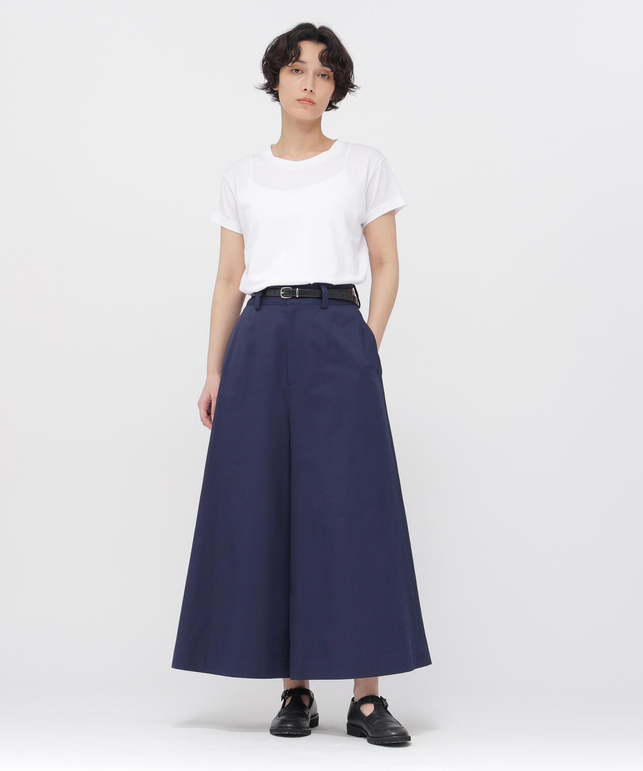 PLAIN COTTON JERSEY TOP