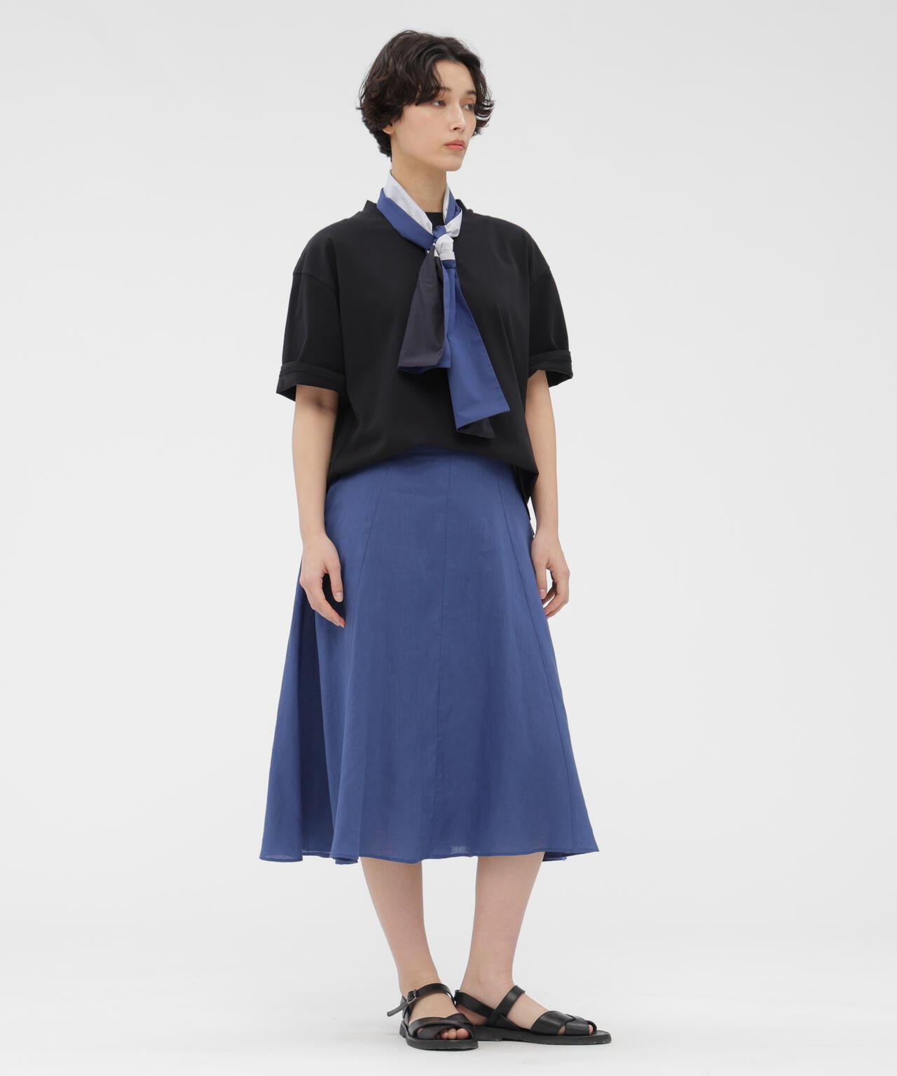 LIGHT DENSE COTTON JERSEY TOP