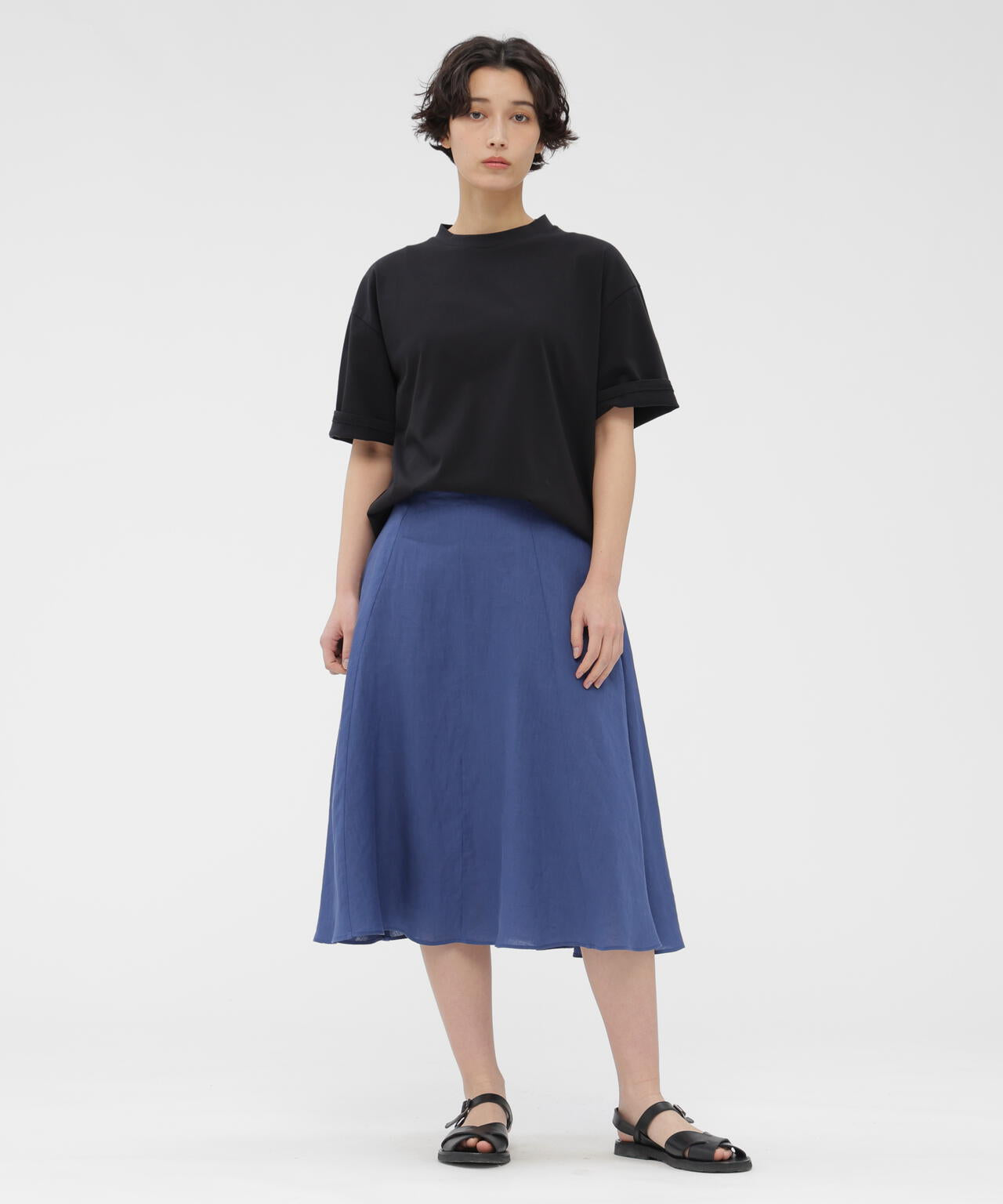 LIGHT DENSE COTTON JERSEY TOP