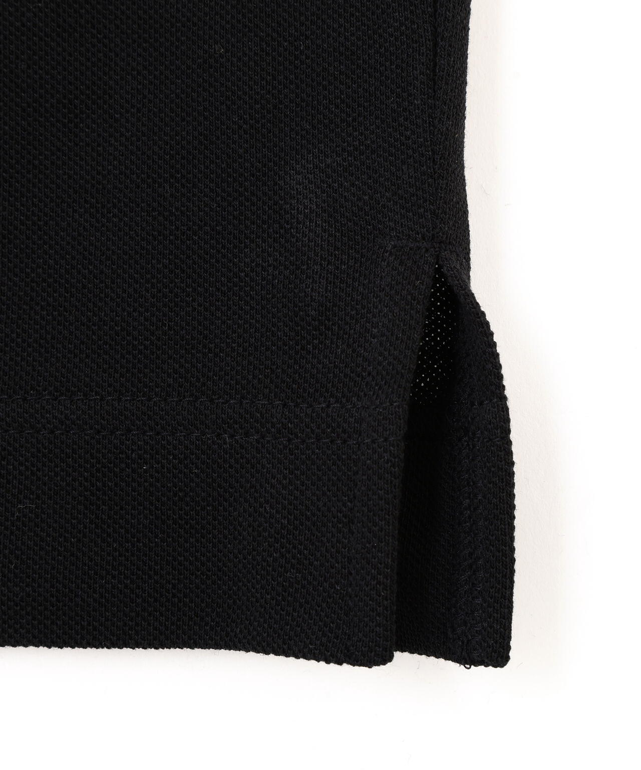 COTTON LINEN PIQUE JERSEY TOP