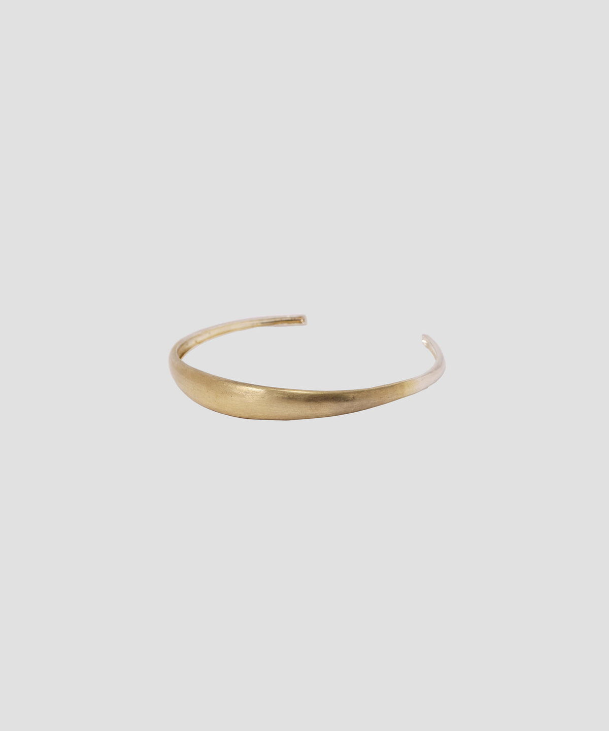 SILVER AND PLATED GOLD BANGLE