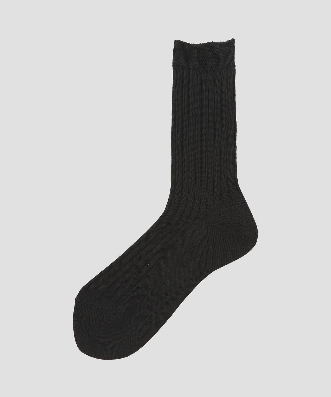 WOMEN SILK COTTON RIB SOCKS