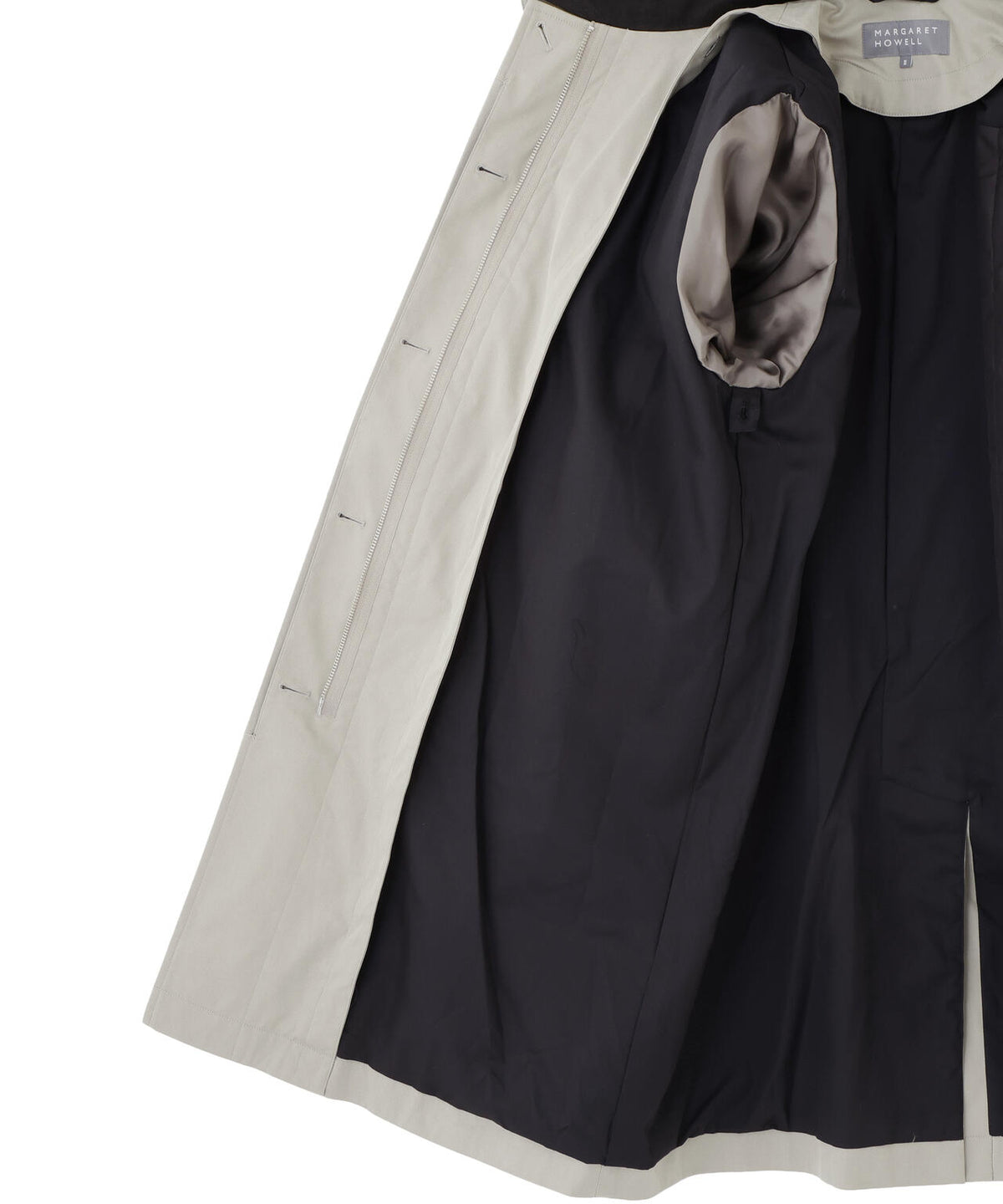 COTTON NYLON GABARDINE COAT
