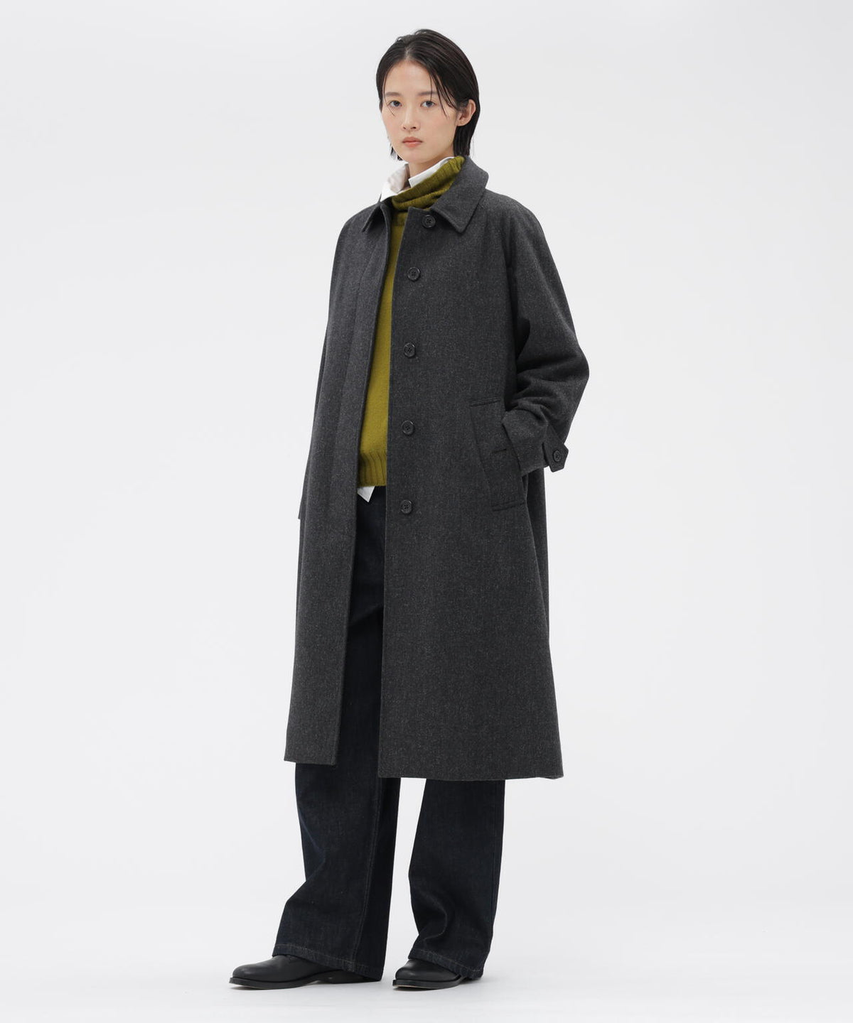 LIGHT FLANNEL COAT