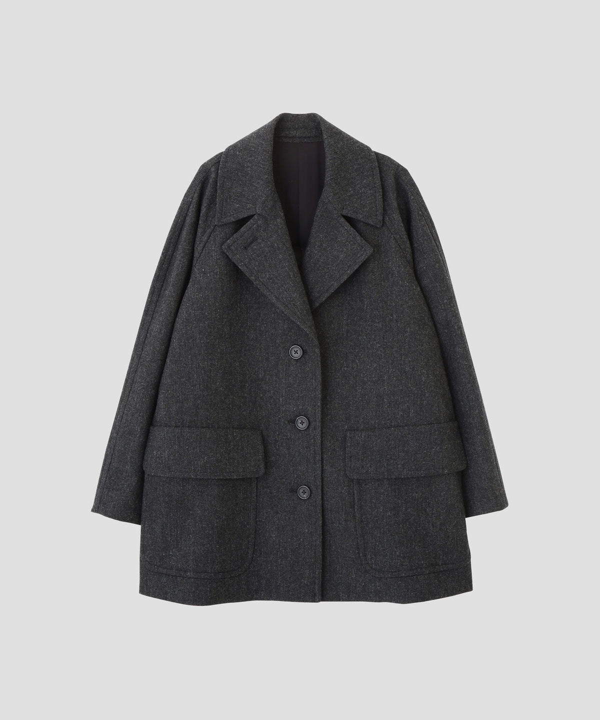LIGHT FLANNEL SHORT COAT