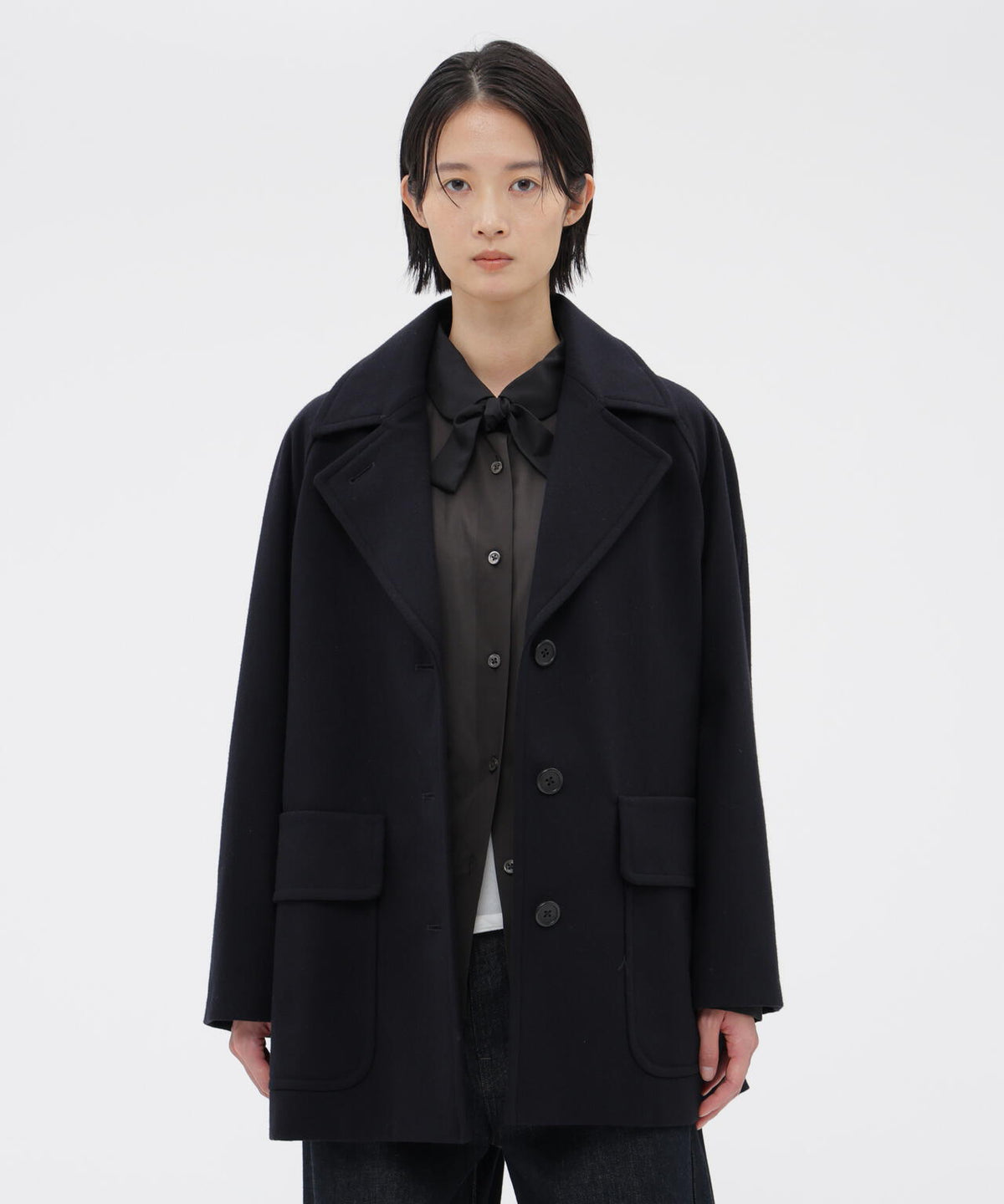 LIGHT FLANNEL SHORT COAT