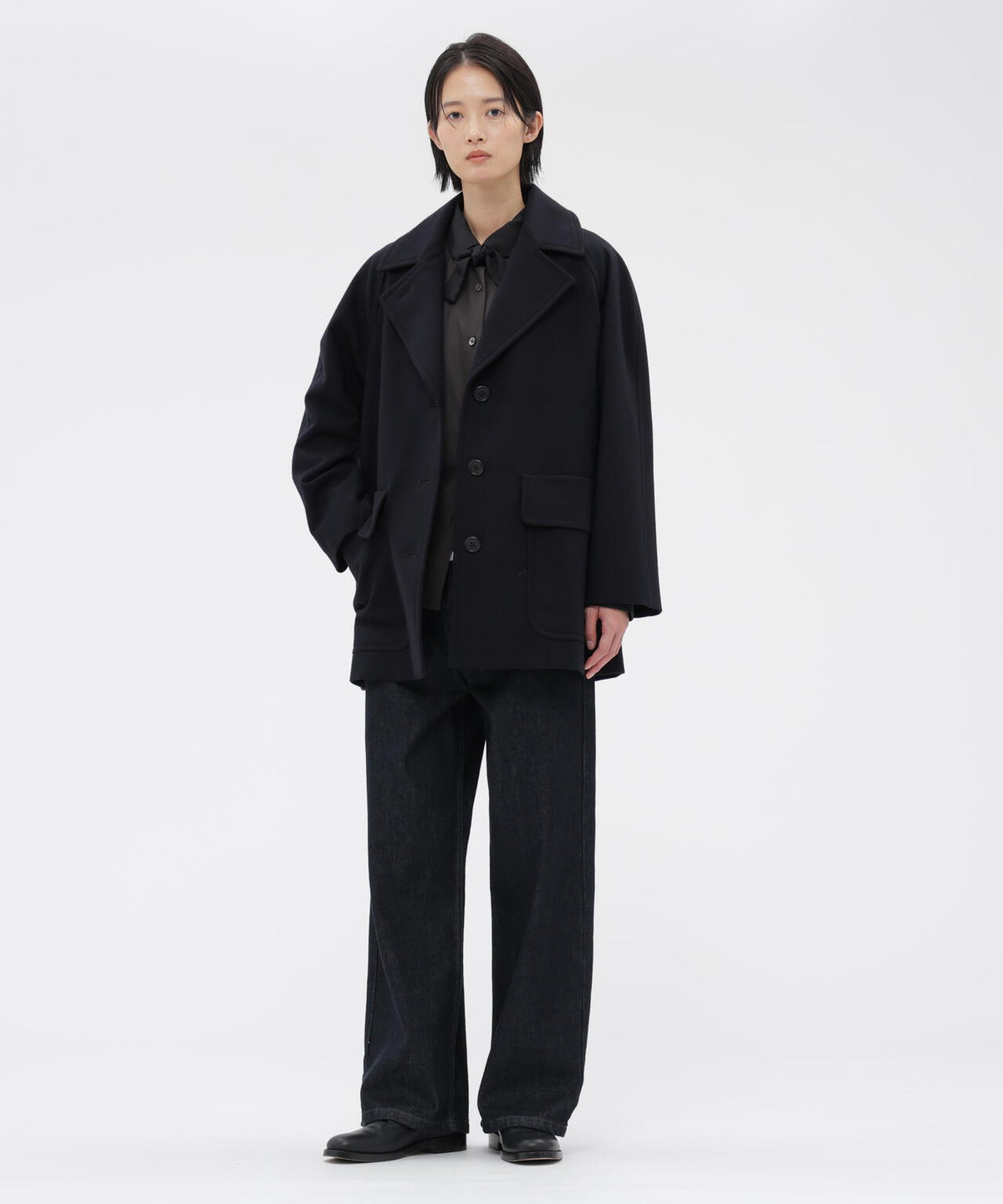 LIGHT FLANNEL SHORT COAT