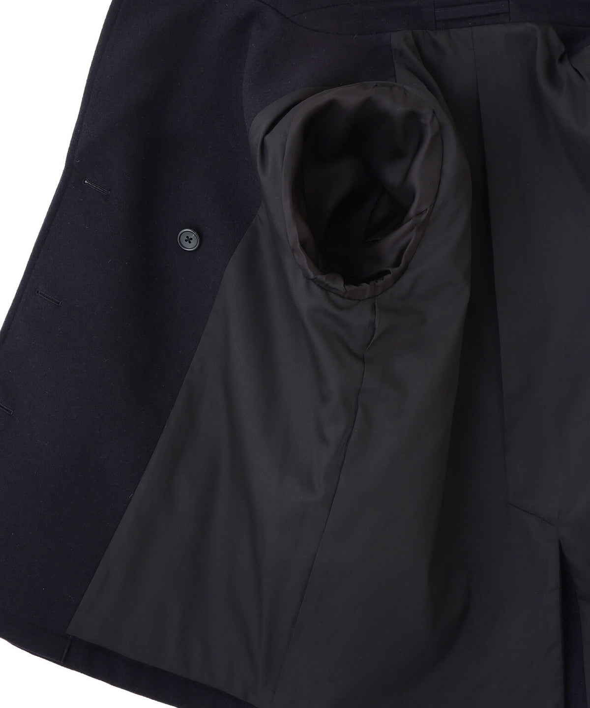 FELTED WOOL MELTON COAT