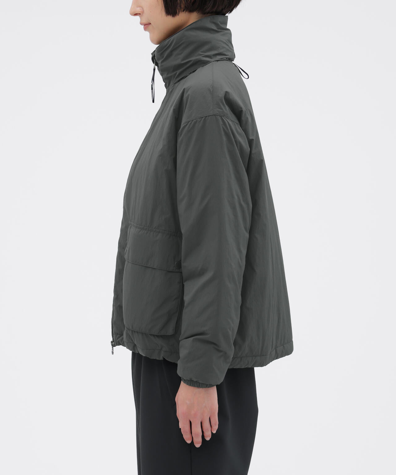 RECYCLED LIGHT NYLON POPLIN BLOUSON