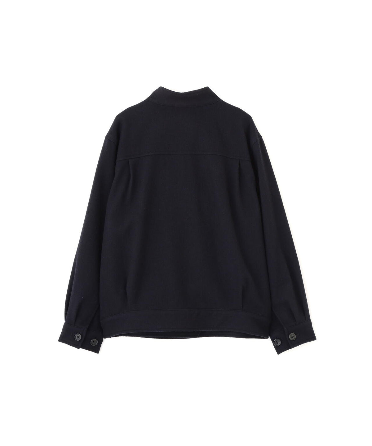 MILLED WOOL TWILL BLOUSON