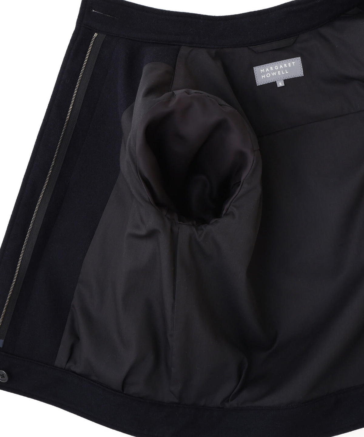 MILLED WOOL TWILL BLOUSON