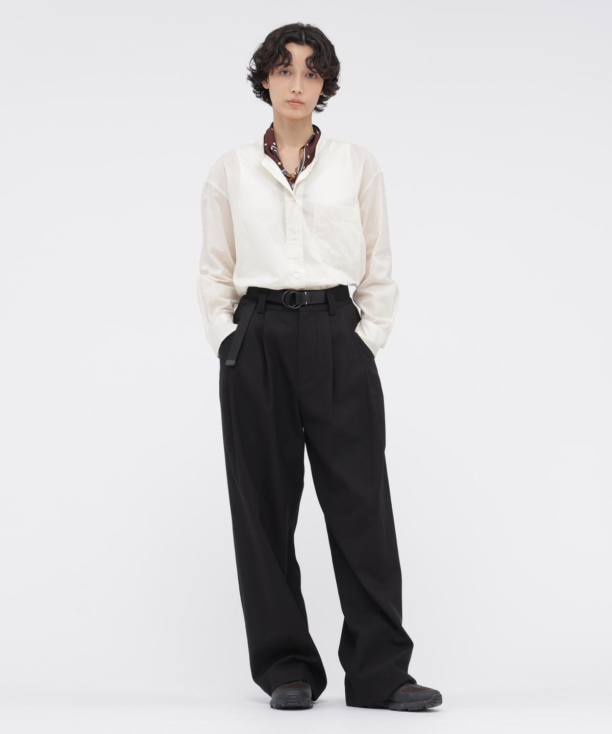 ORGANIC COTTON TWILL TROUSERS